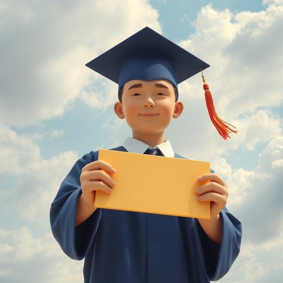 Dream : Getting a diploma from school in a dream