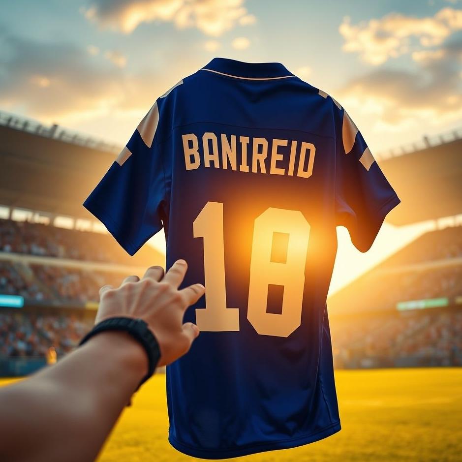 Dream : Getting a football player's jersey in a dream