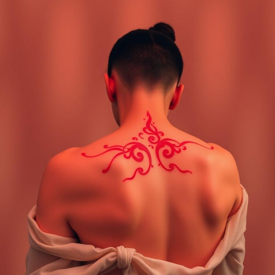 Dream : Getting a red tattoo in your dream
