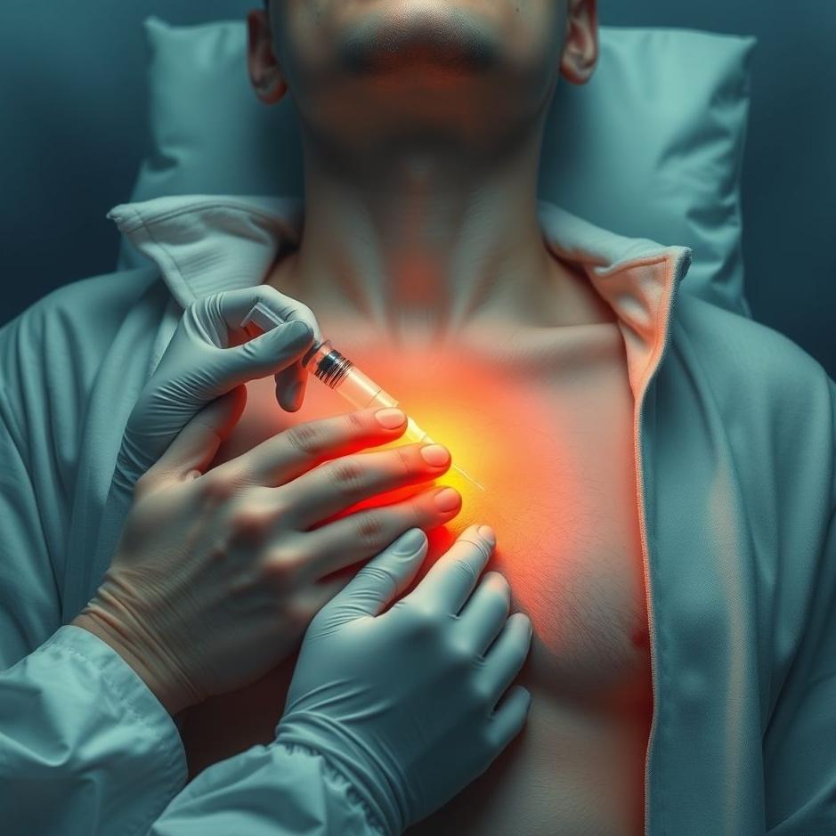 Dream : Getting an injection in the chest in a dream