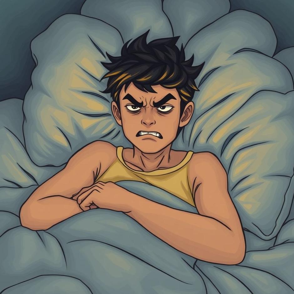 Dream : Getting angry and sulking in a dream