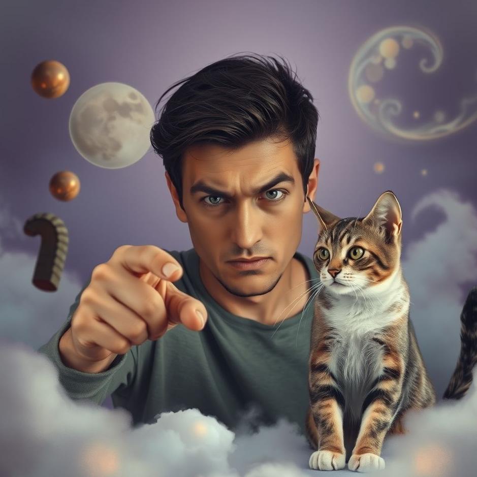 Dream : Getting angry at a cat in a dream