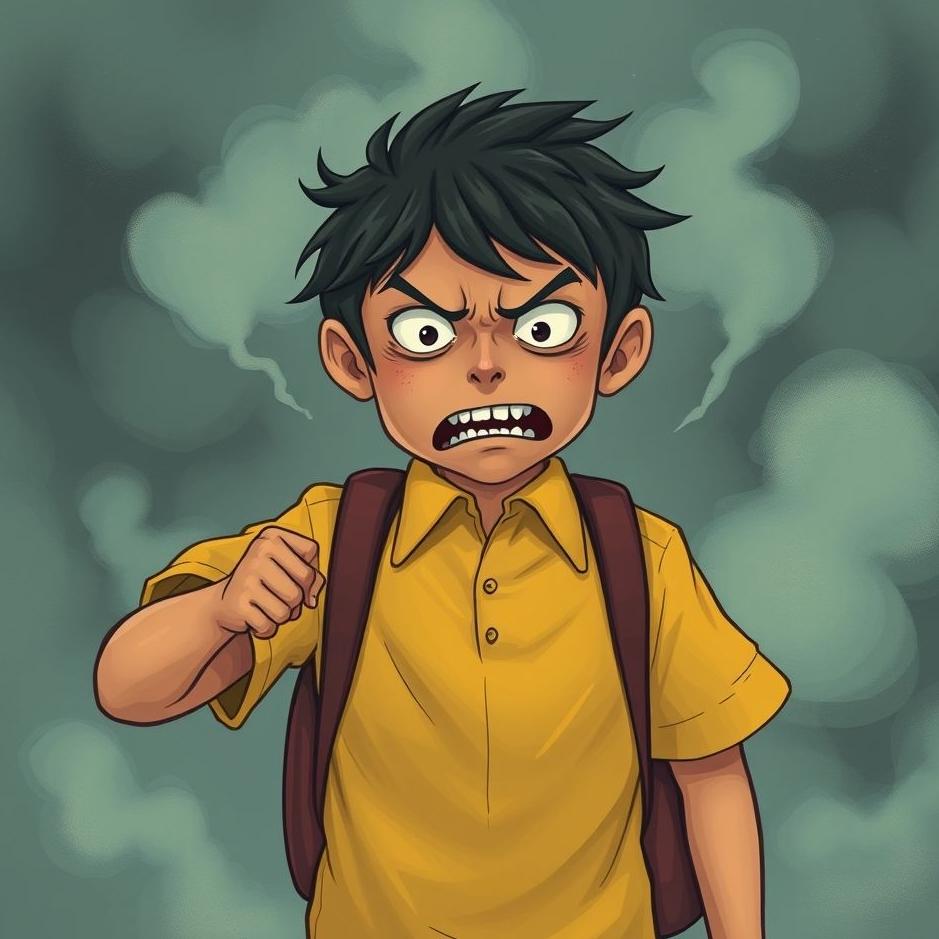 Dream : Getting angry at school in a dream