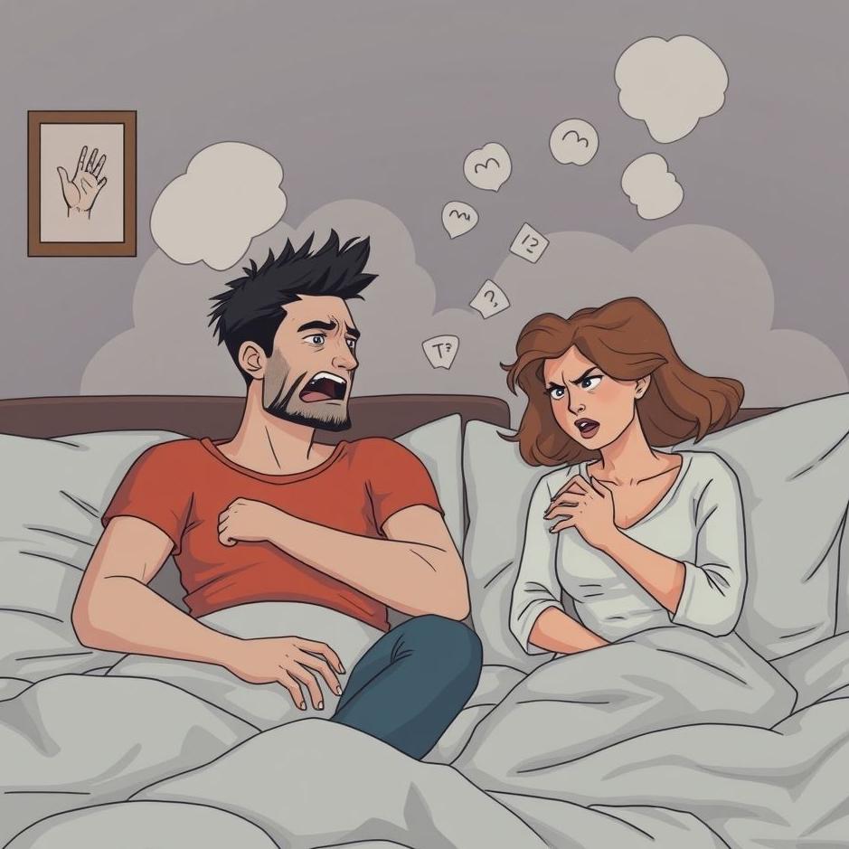 Dream : Getting angry with his wife in a dream