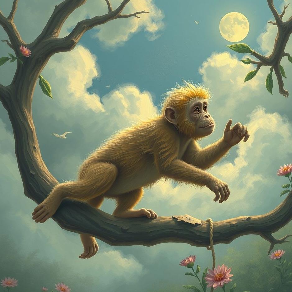 Dream : Getting away from a monkey in a dream