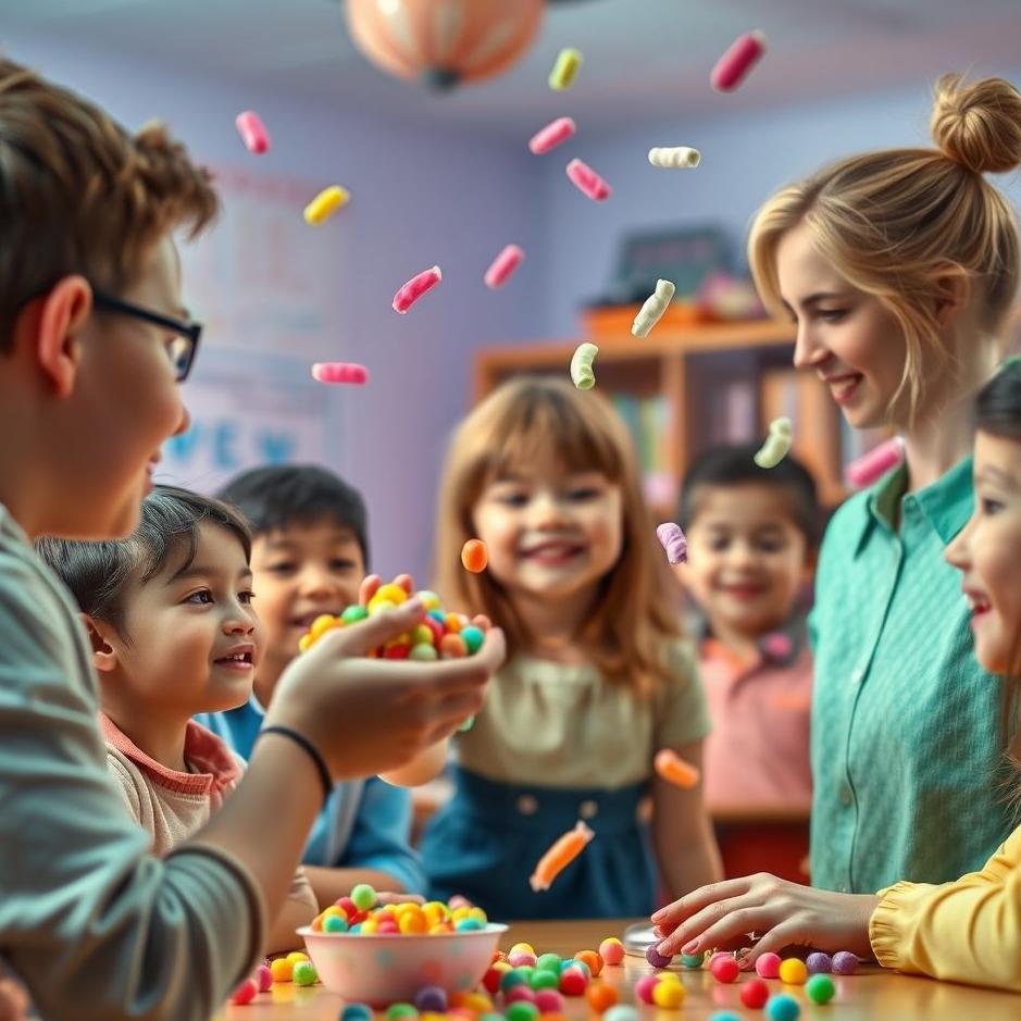 Dream : Getting candy from a teacher in a dream