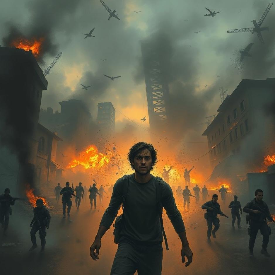 Dream : Getting caught in an armed conflict in a dream