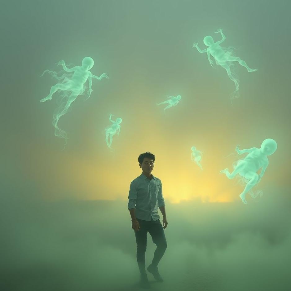 Dream : Getting caught unmanned disease in the dream