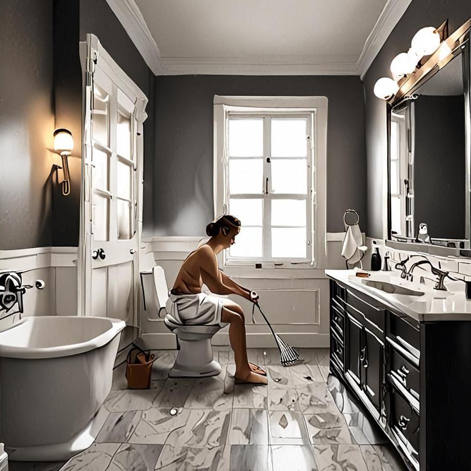 Dream : Getting cleaned in the bathroom