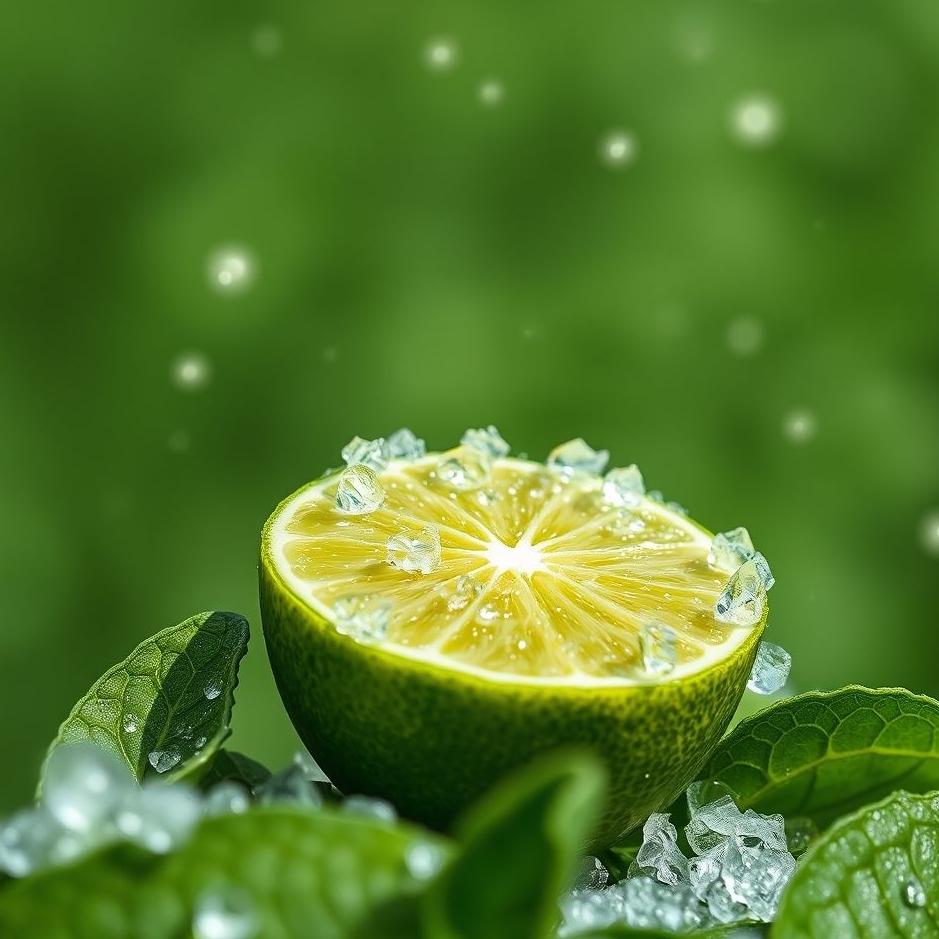 Dream : Getting covered in lime in a dream