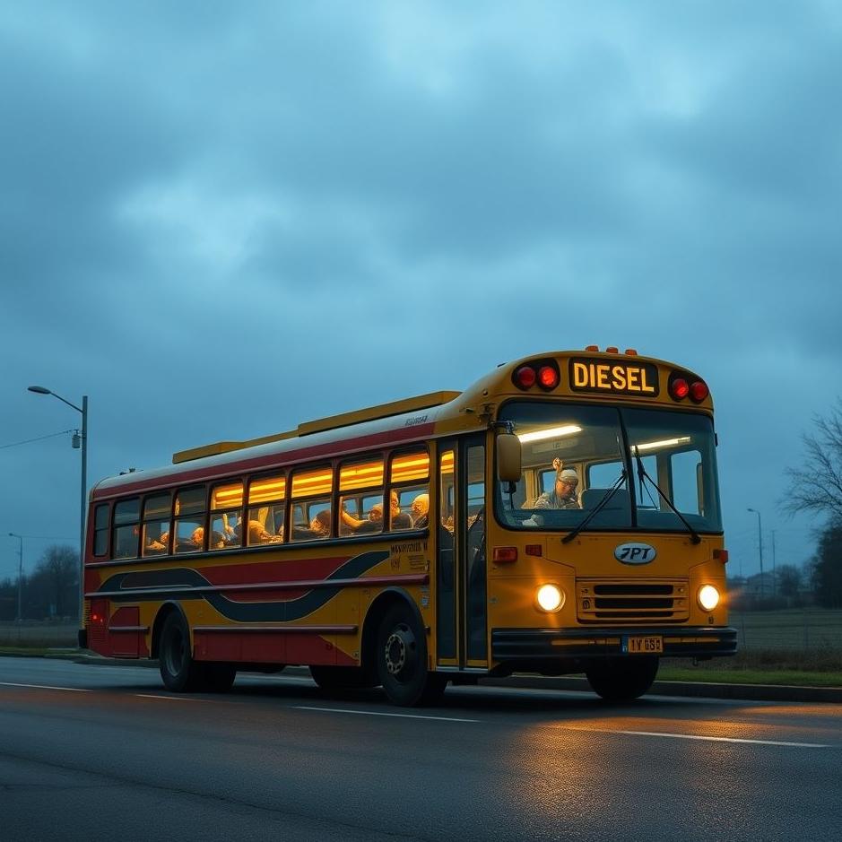 Dream : Getting diesel for a bus in a dream