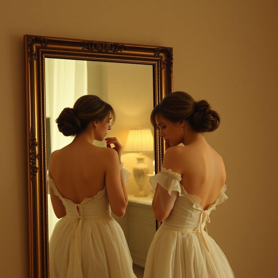 Dream : Getting dressed and looking in the mirror in a dream