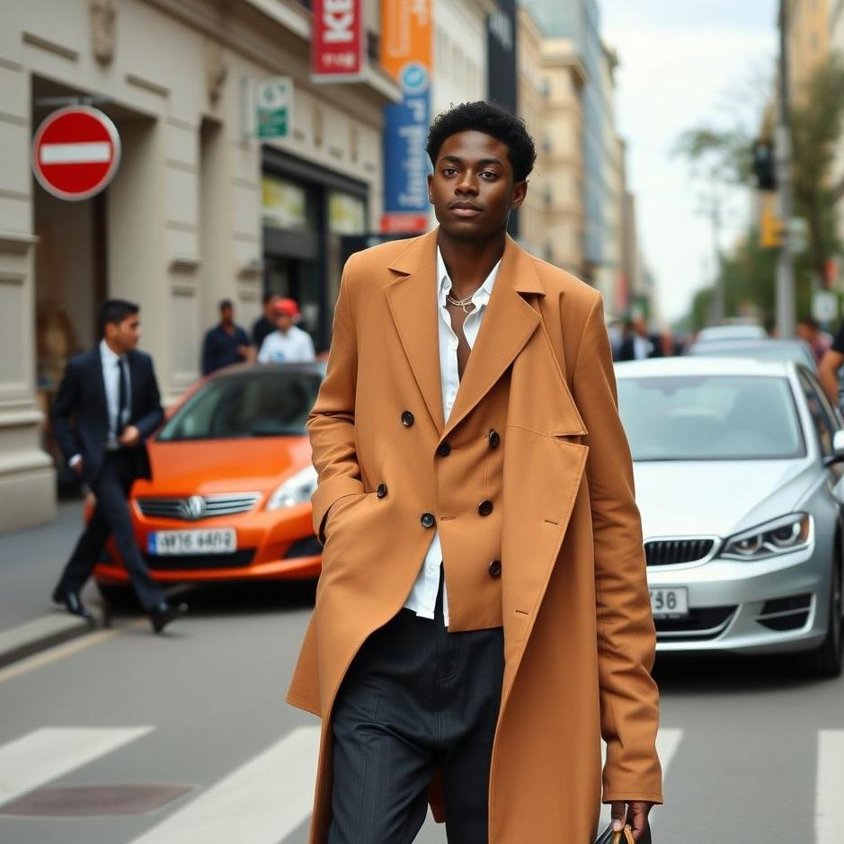 Dream : Getting dressed on the street