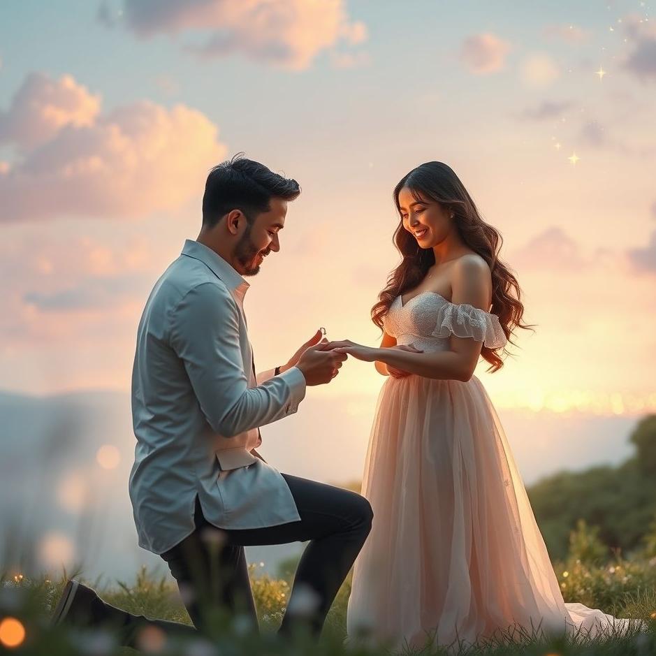 Dream : Getting engaged and crying in a dream