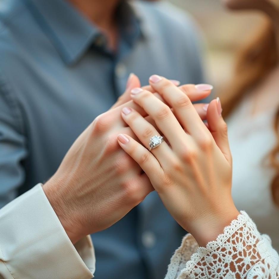 Dream : Getting engaged and wearing a ring in a dream