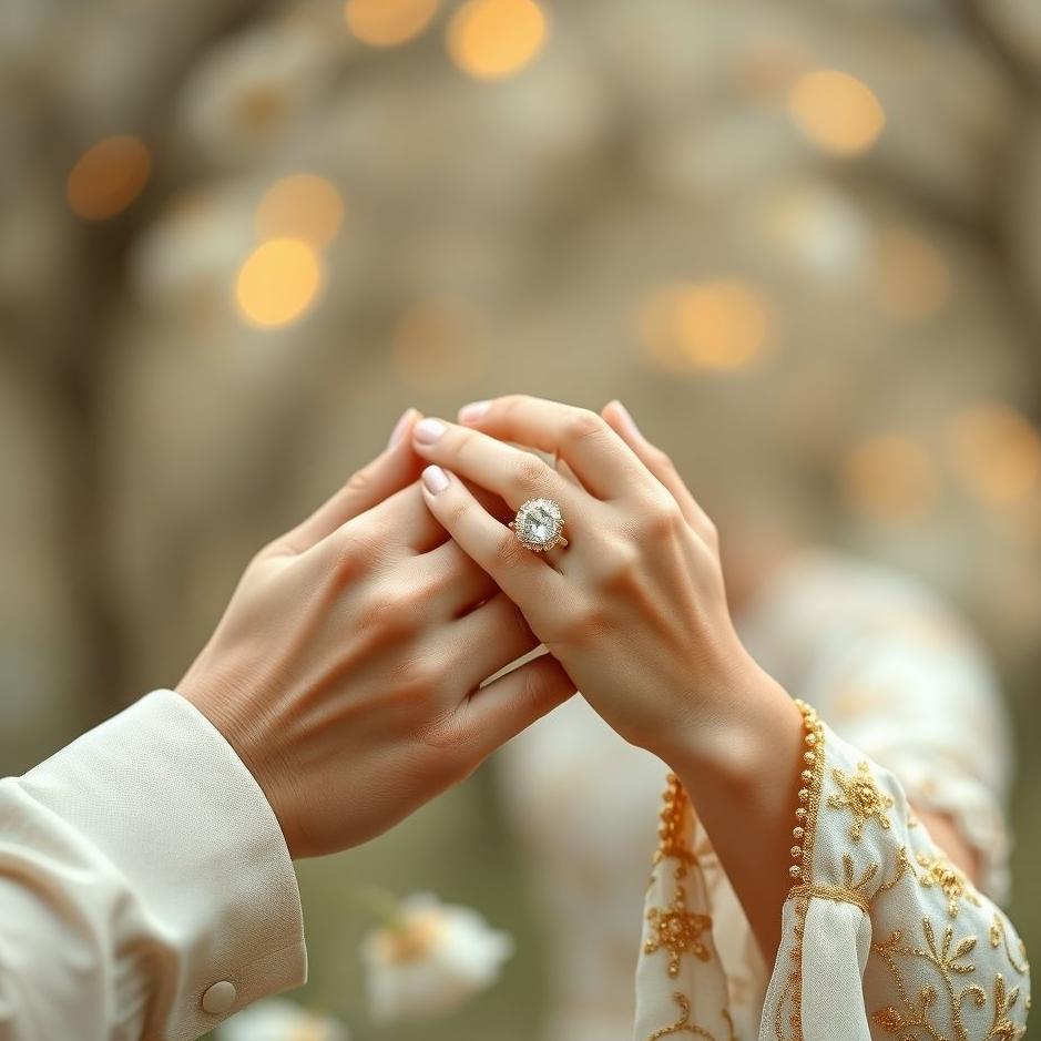 Dream : Getting engaged and wearing gold in a dream