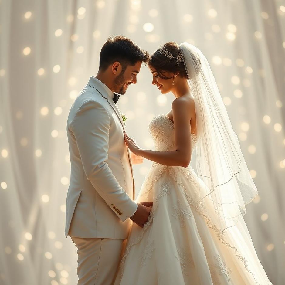 Dream : Getting engaged in a wedding dress in a dream