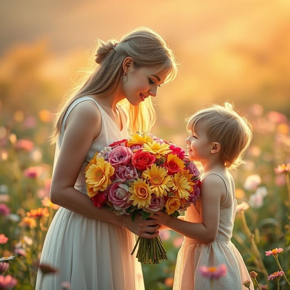 Dream Dictionary : Getting flowers from mother in the dream