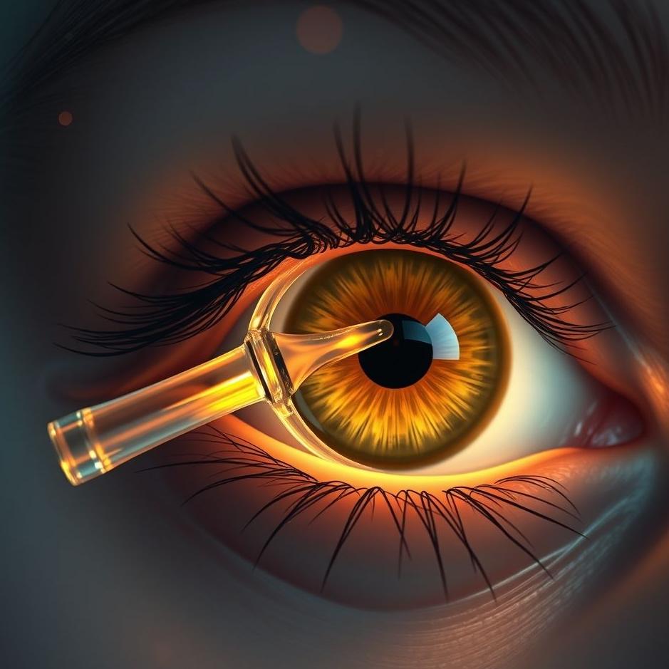 Dream : Getting glass stuck in the eye in a dream