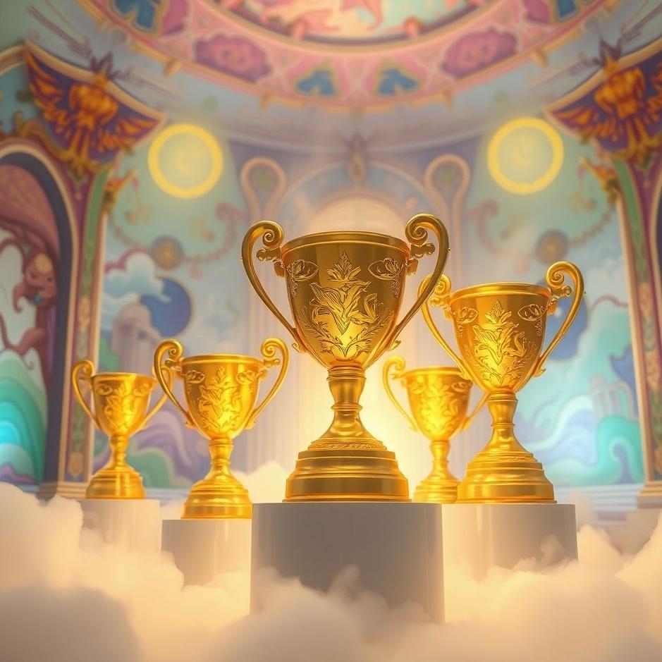 Dream : Getting gold trophies in the dream