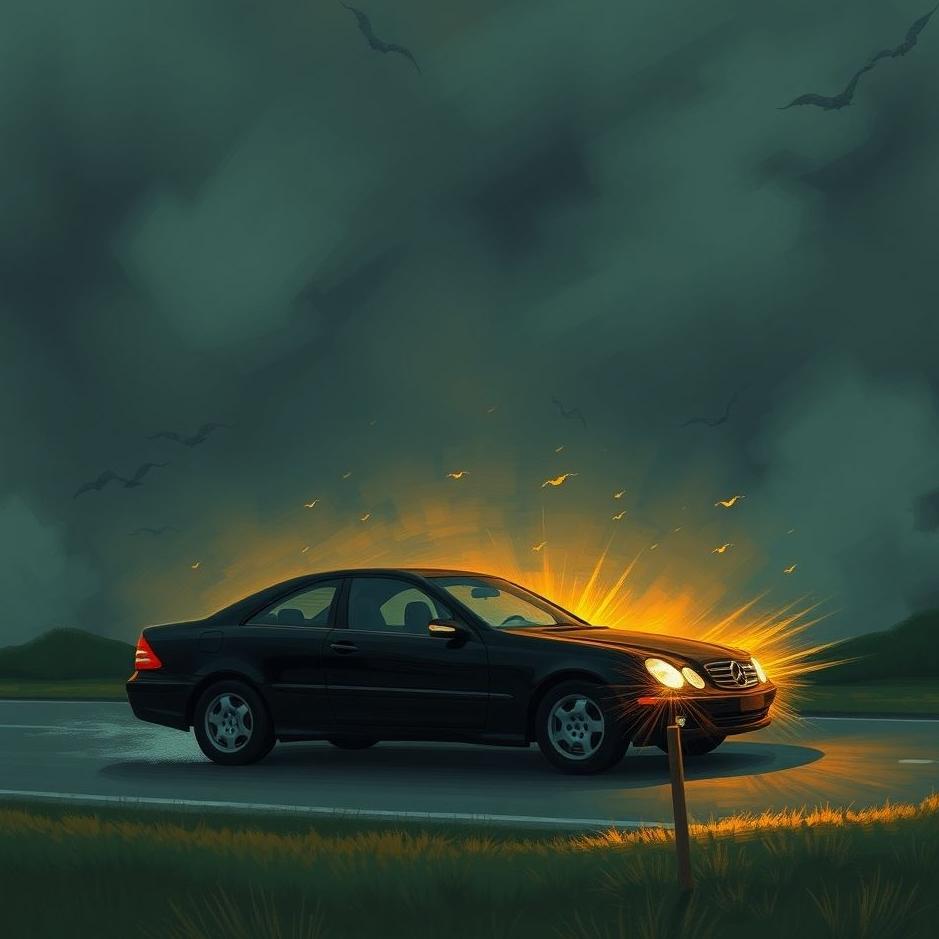 Dream : Getting hit by a black car in your dream