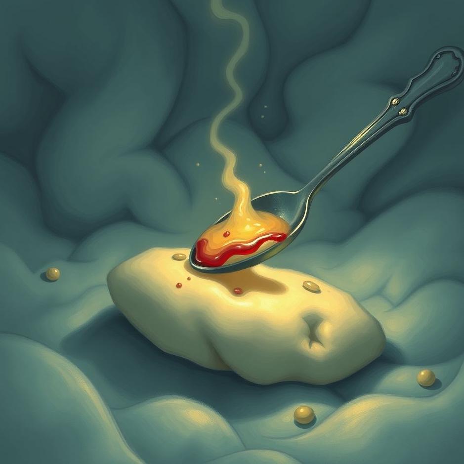 Dream : Getting injured by a spoon in a dream