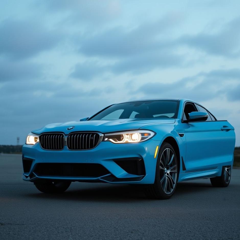 Dream : Getting into a blue car in a dream