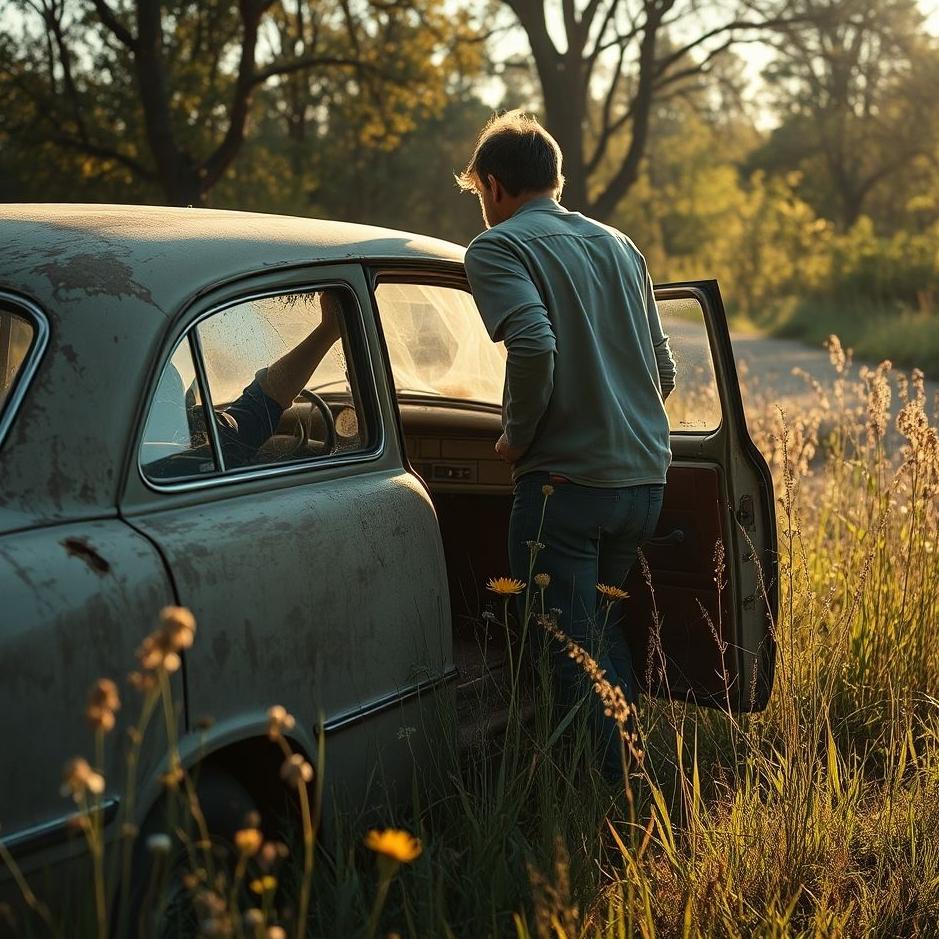 Dream : Getting into a broken car 