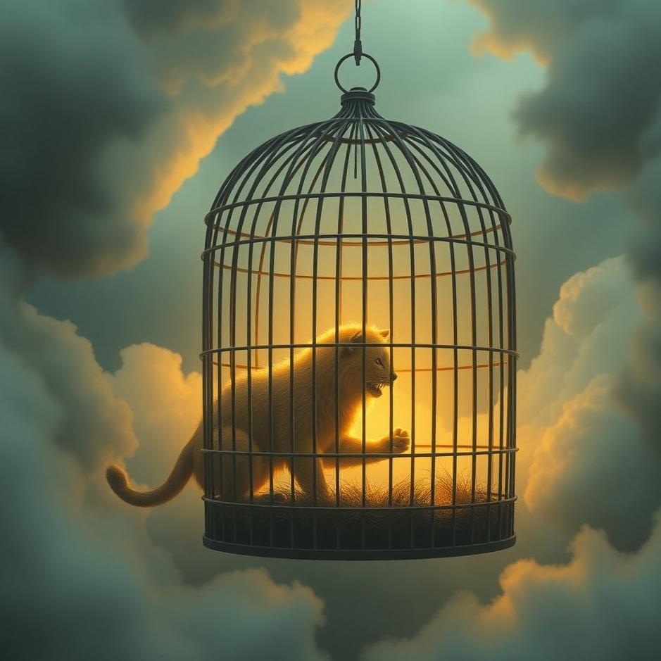 Dream : Getting into a cage in a dream