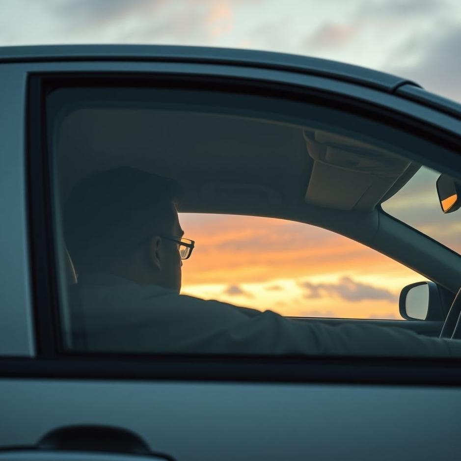 Dream : Getting into a car with a man in a dream