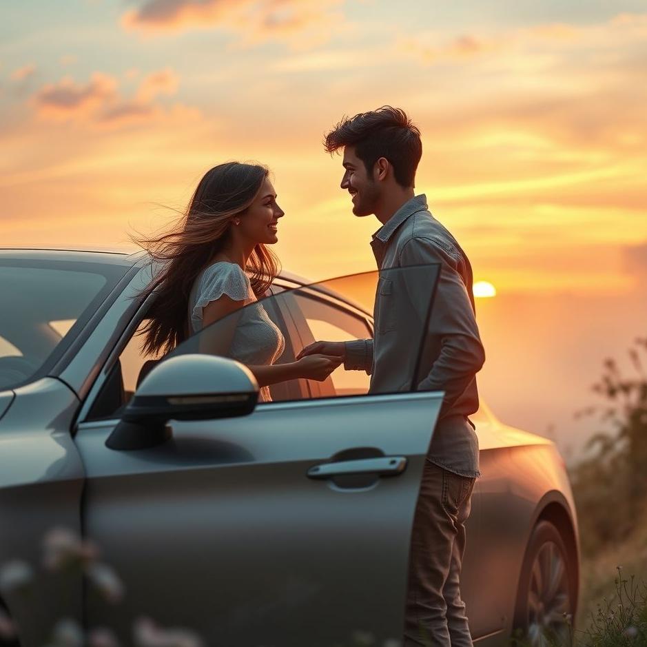 Dream : Getting into a car with your lover in a dream
