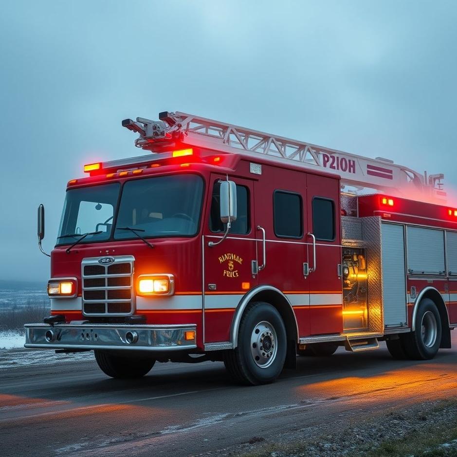 Dream : Getting into a fire truck in a dream