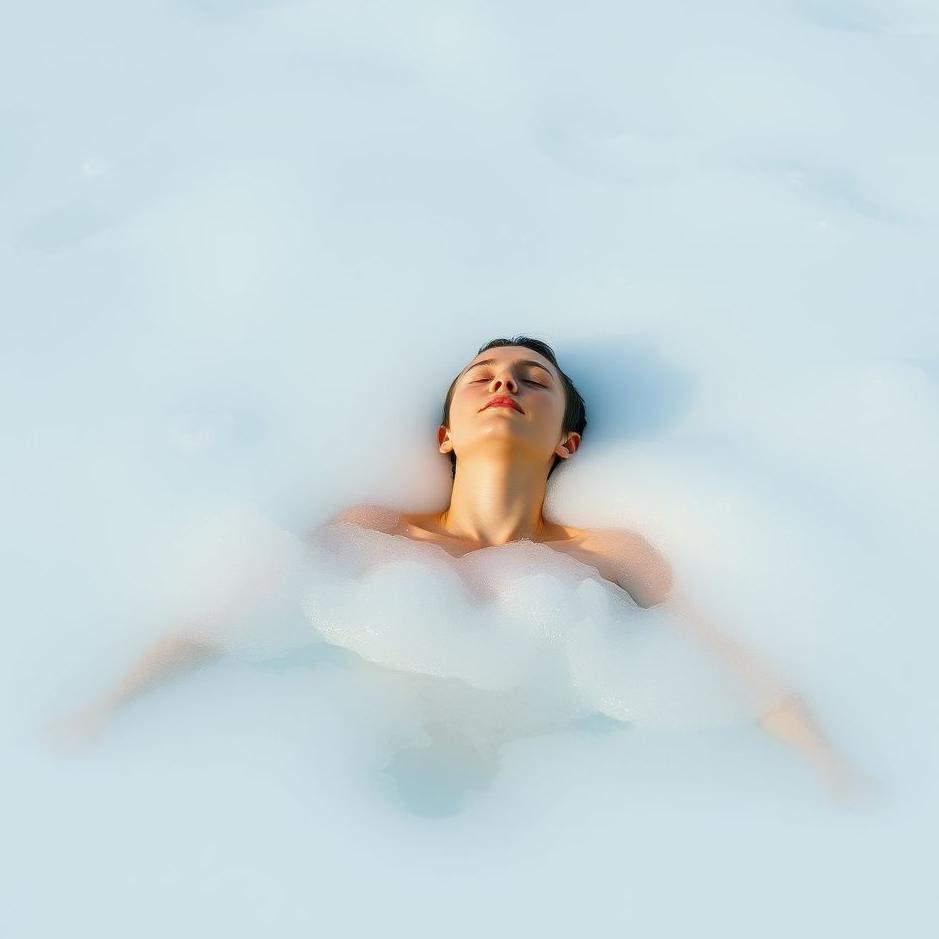 Dream : Getting into a foamy pool in a dream