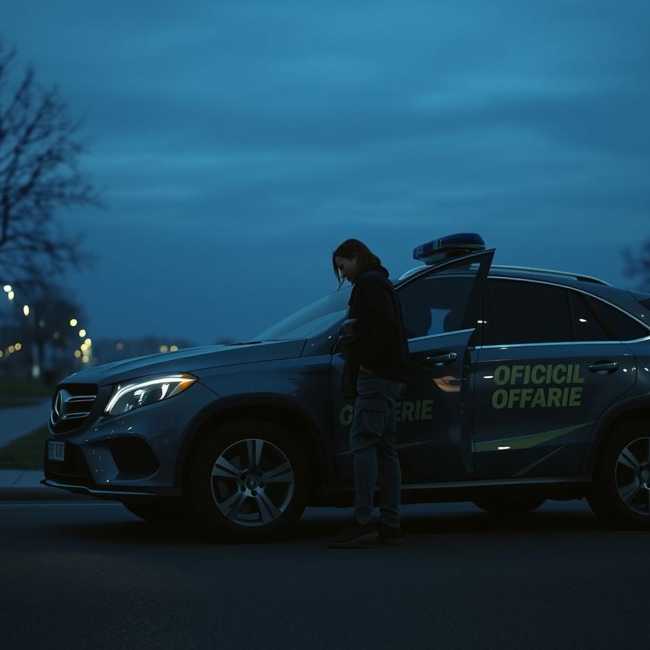 Dream : Getting into a gendarmerie car in a dream