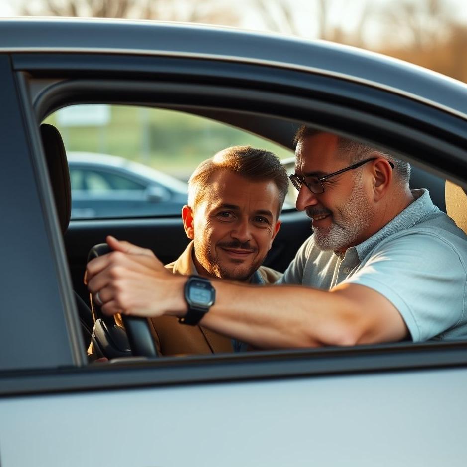 Dream : Getting into a man's car 