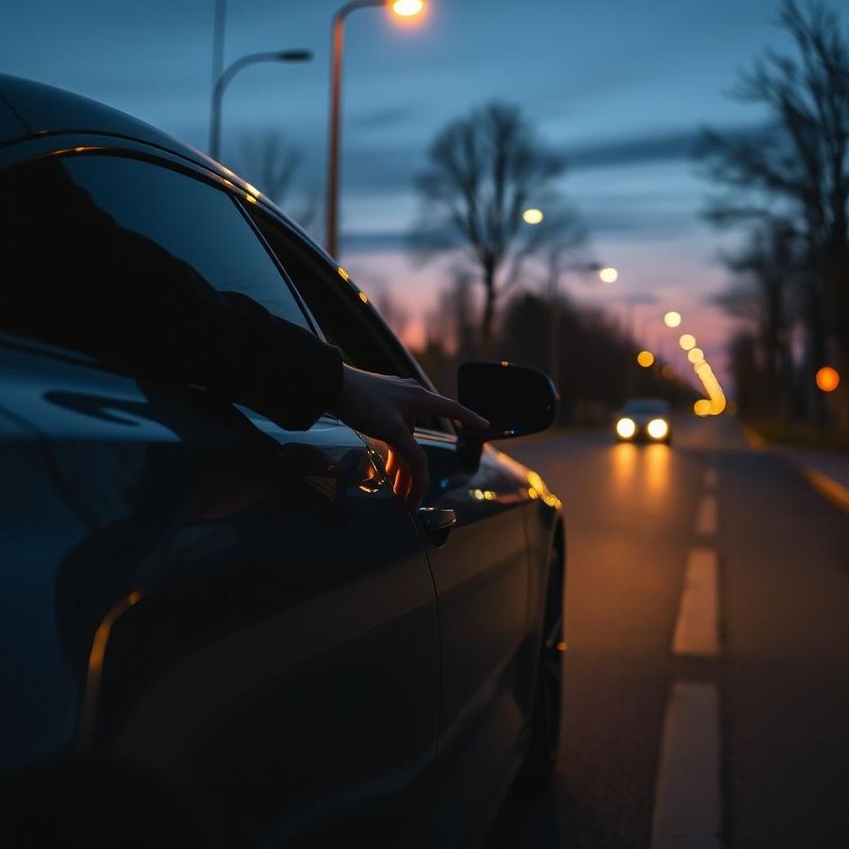 Dream : Getting into a motor vehicle in a dream