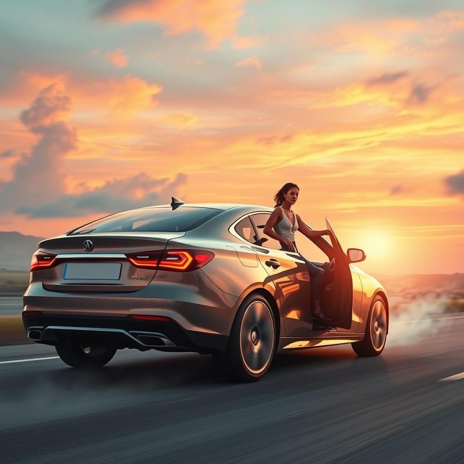 Dream : Getting into a moving car in a dream