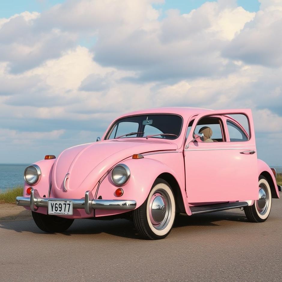 Dream : Getting into a pink car in a dream