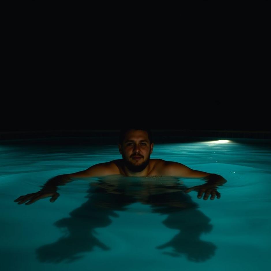 Dream : Getting into a pool in the dark
