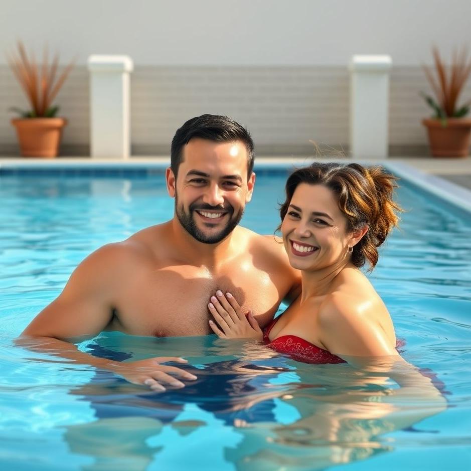 Dream : Getting into a pool with your loved one