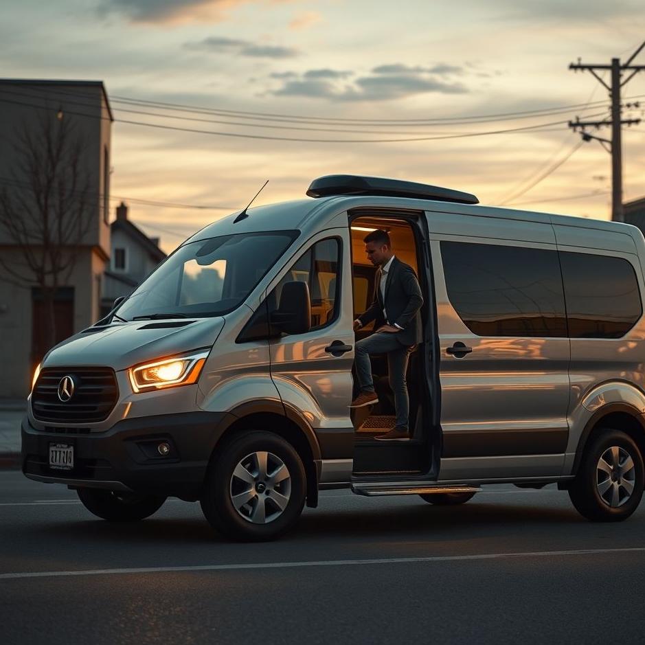 Dream : Getting into a service car in a dream