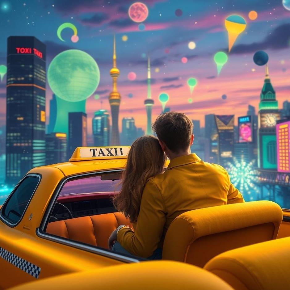 Dream : Getting into a taxi with your spouse in a dream