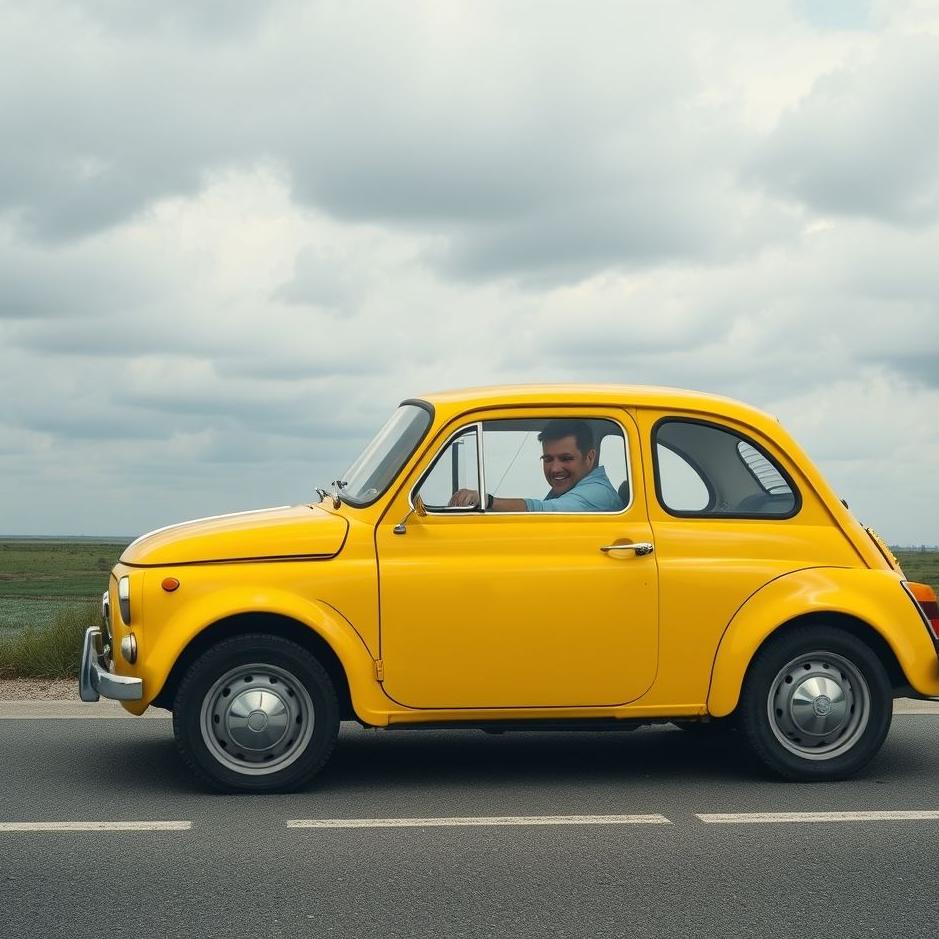 Dream : Getting into a yellow car in a dream
