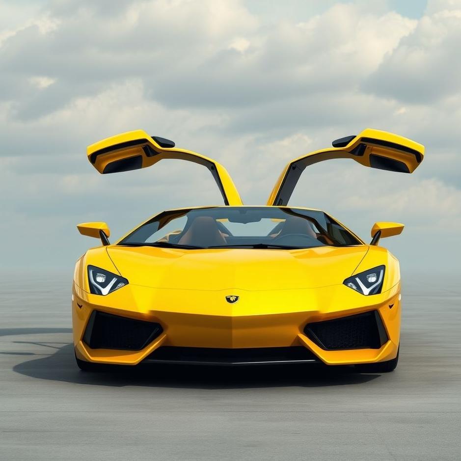 Dream : Getting into a yellow luxury car in a dream