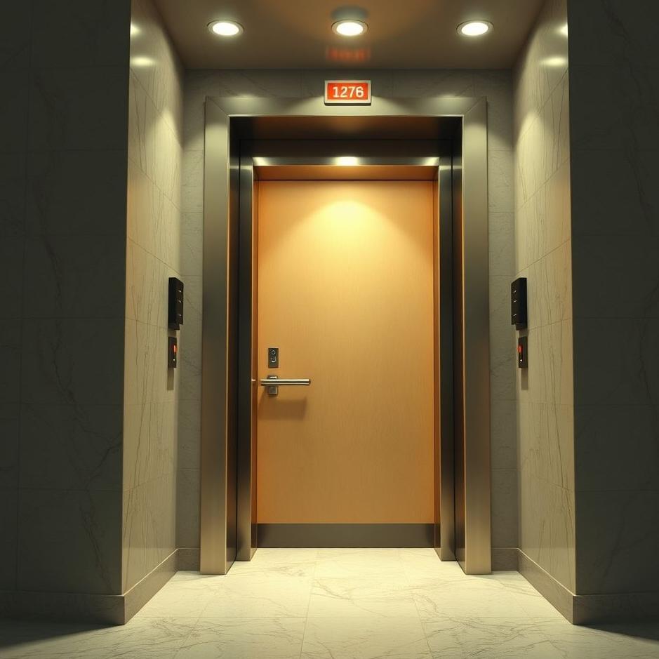 Dream : Getting into an elevator with an open door in your dream