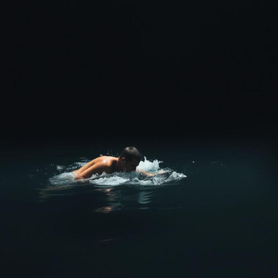 Dream : Getting into dark water