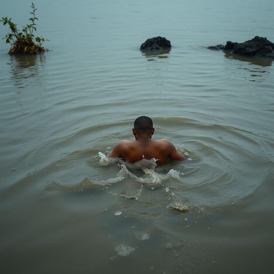 Dream : Getting into dirty water