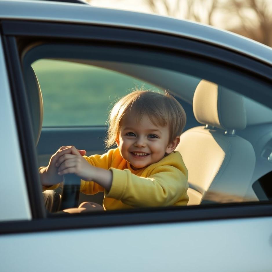 Dream : Getting into the car of the child you like in your dream
