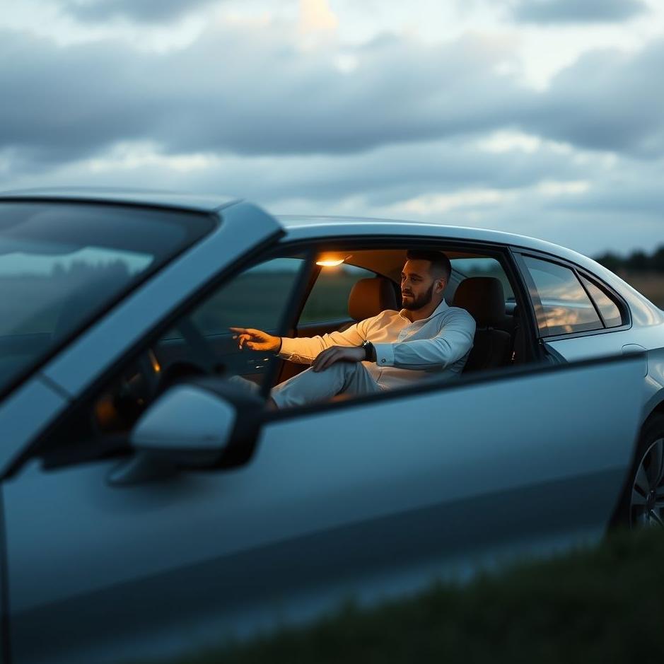 Dream : Getting into the car you sell in your dream