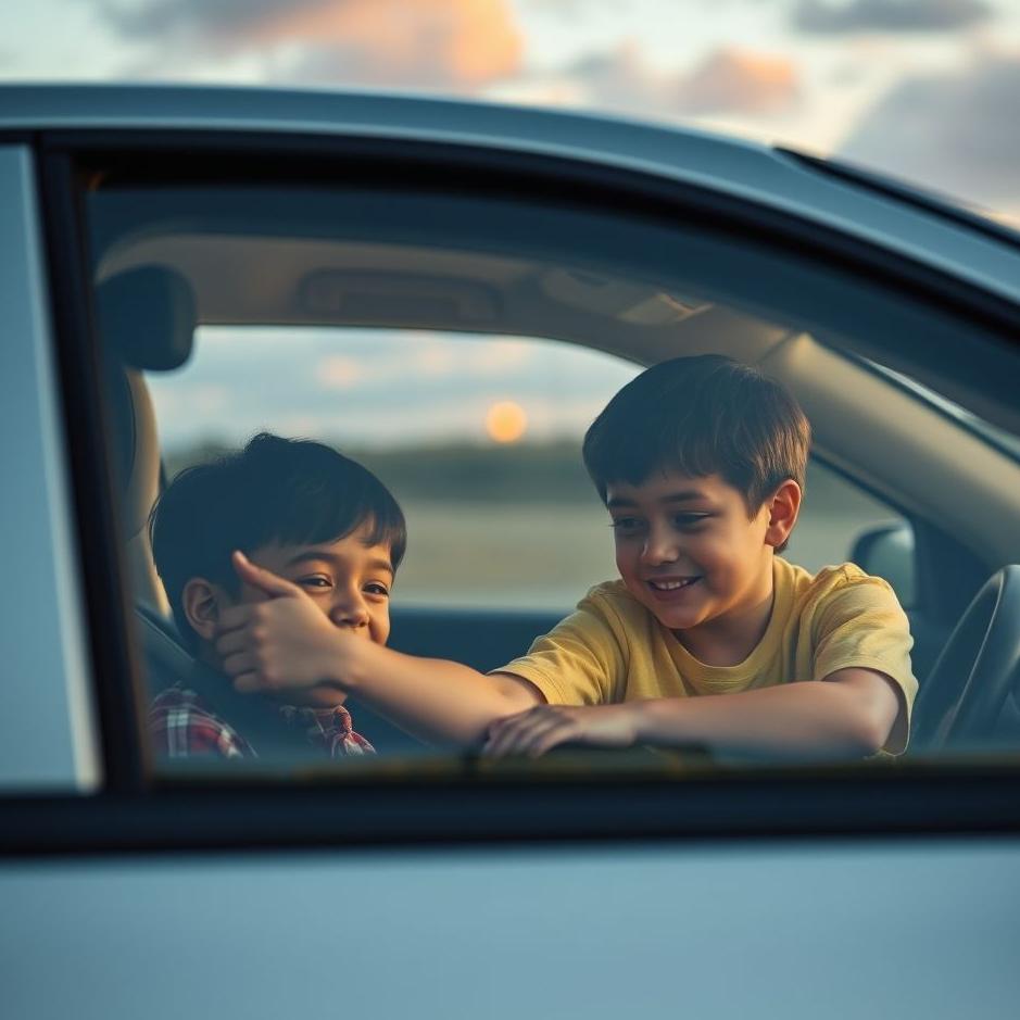 Dream : Getting into your son's car in a dream